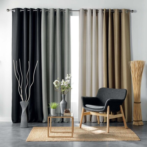 Draperie maro blackout 135x240 cm Tissea – douceur d'intérieur