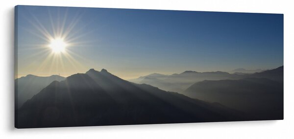 Tablou - Deasupra vârfurilor de munți (120x50 cm)
