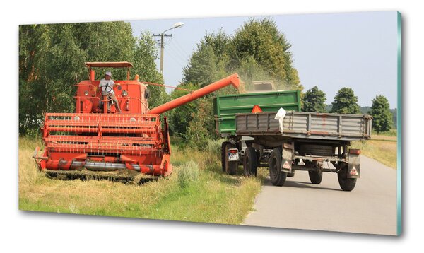 Panou sticlă bucătărie combină agricolă