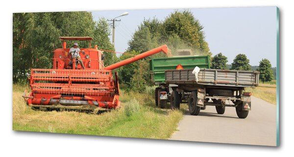 Panou sticlă bucătărie combină agricolă