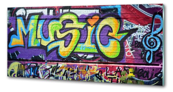 Panou de bucătărie Graffiti pe perete