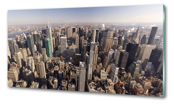 Panou sticla securizata bucatarie New York pasăre de zbor