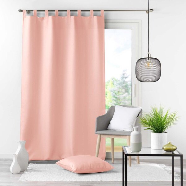 Draperie roz 140x260 cm Essentiel – douceur d'intérieur