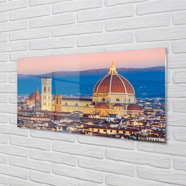 Panouri de sticlă Italia Catedrală noapte panorama