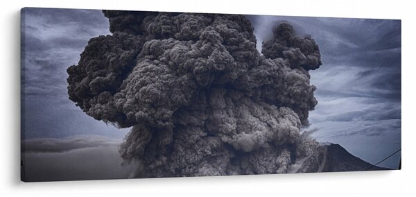 Tablou - Erupție vulcanică (120x50 cm)