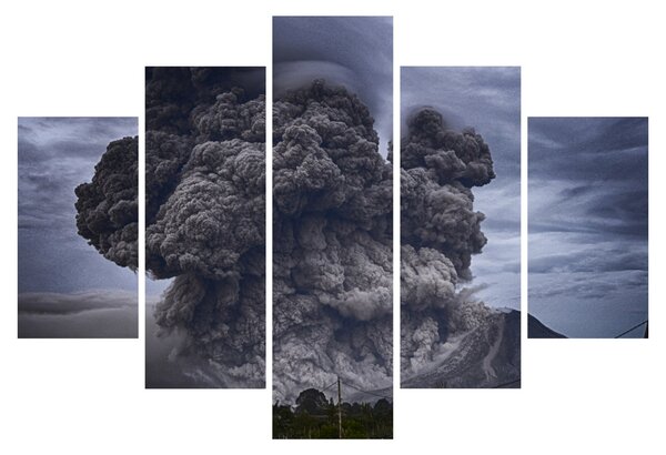 Tablou - Erupție vulcanică (150x105 cm)