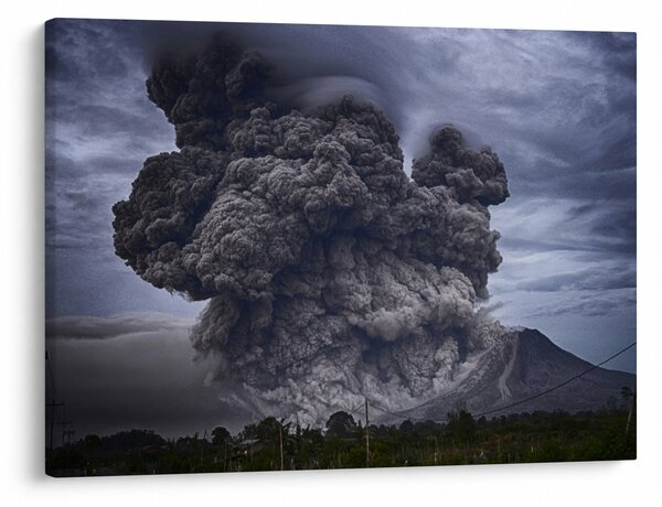 Tablou - Erupție vulcanică (70x50 cm)
