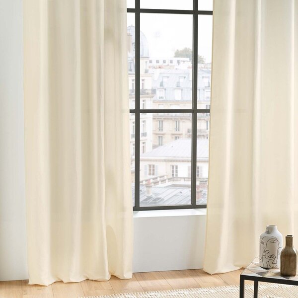Draperie bej din microfibră 140x280 cm Absolu – douceur d'intérieur