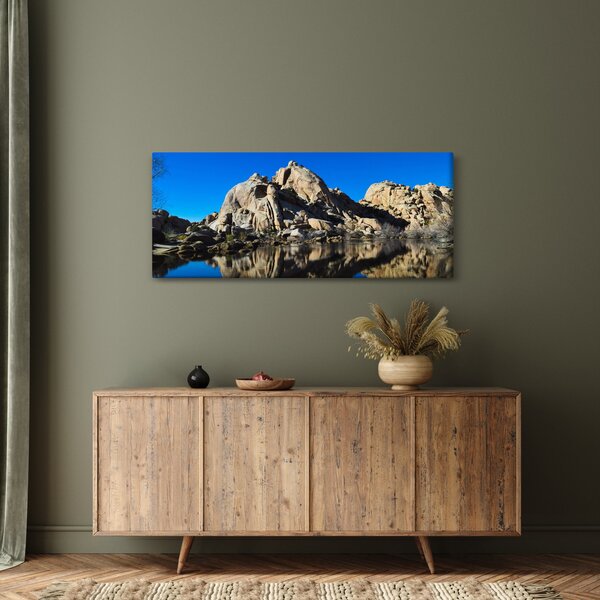 Tablou oglinzirea pietrelor (120x50 cm)