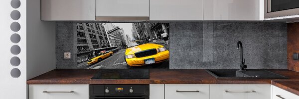 Sticlă bucătărie New York taxiuri