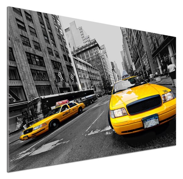 Sticlă bucătărie New York taxiuri