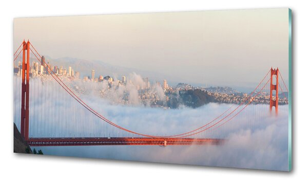 Sticlă pentru bucătărie Podul din San Francisco