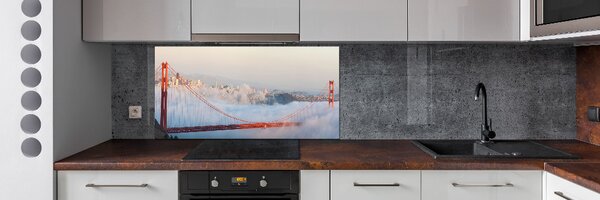 Sticlă pentru bucătărie Podul din San Francisco