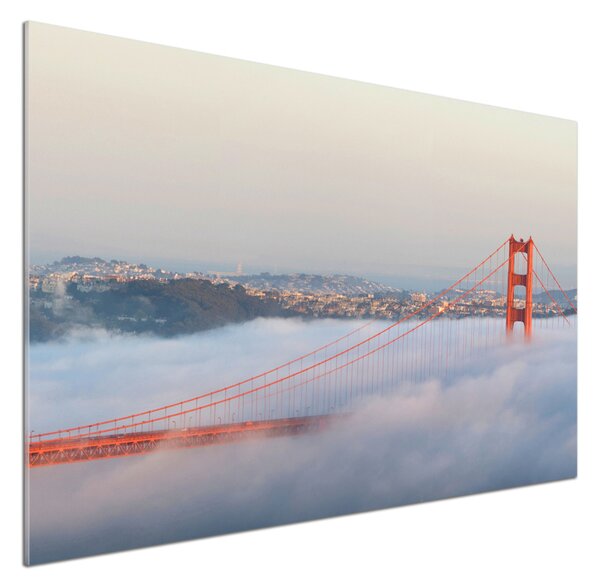 Sticlă pentru bucătărie Podul din San Francisco