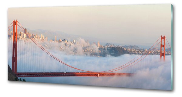 Sticlă pentru bucătărie Podul din San Francisco