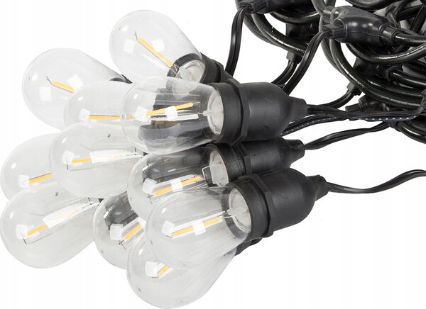 Ghirlanda luminoasa de gradina cu LED LUCENT, 15 m