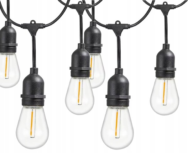 Ghirlanda luminoasa de gradina cu LED LUCENT, 15 m