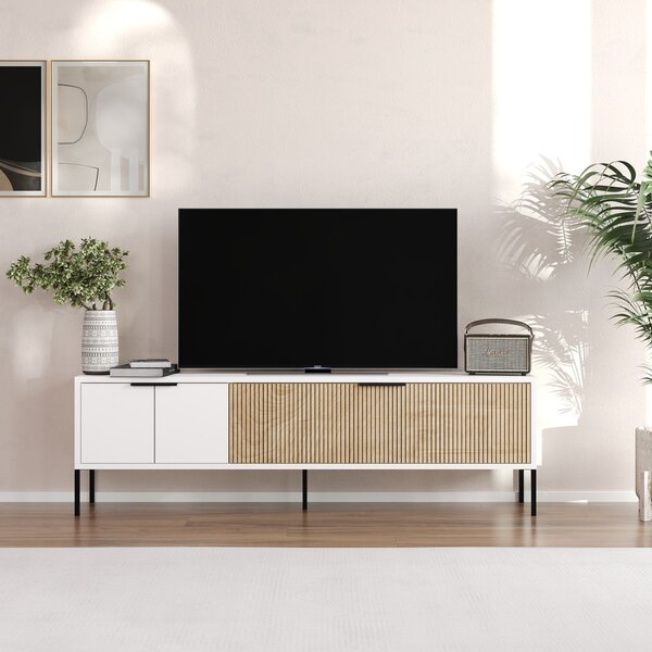 Noah - White, Rattan