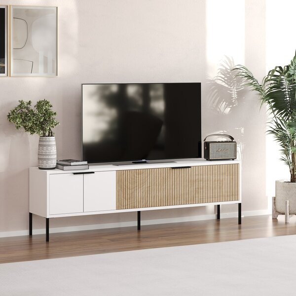 Noah - White, Rattan