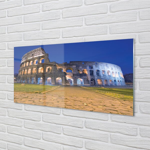 Panouri de sticlă Sunset Roma Colosseum