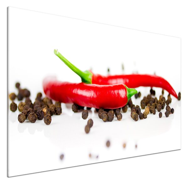 Panou sticla securizata bucatarie Chilli și piper
