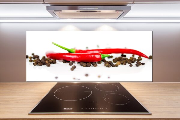 Panou sticla securizata bucatarie Chilli și piper