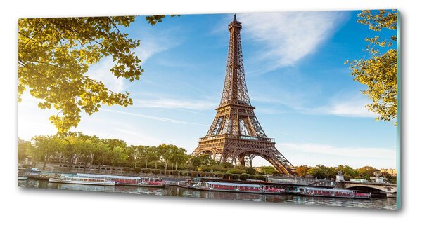 Panou sticla securizata bucatarie Turnul Eiffel din Paris
