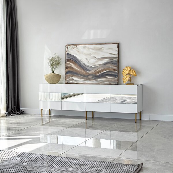 Leon - White, Gold