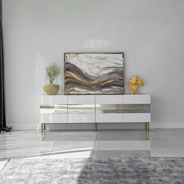 Leon - White, Gold
