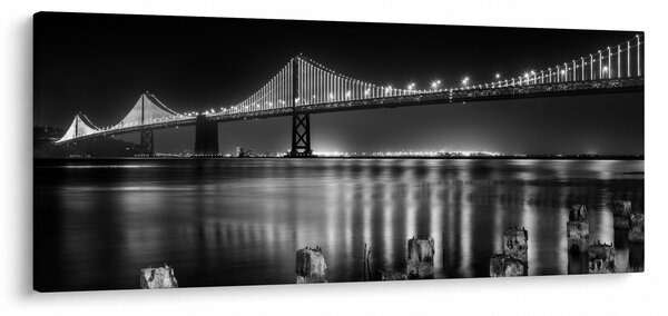 Tablou - pod albnegru (120x50 cm)