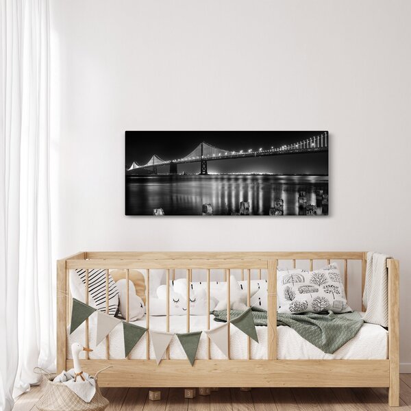 Tablou - pod albnegru (120x50 cm)