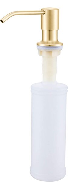 Ruvetti Masivo chiuveta cu dozator 76x50 cm auriu 5002M_PVD_CH80_W