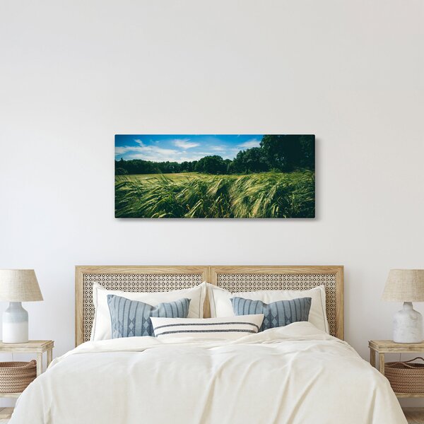 Tablou cu linca și pădure (120x50 cm)