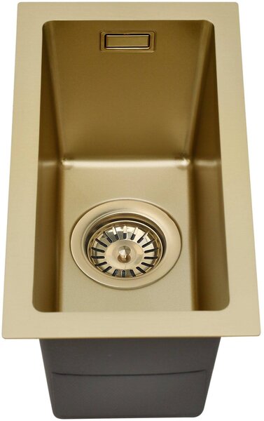 Ruvetti Stelio chiuveta din otel 40x22 cm auriu 5001S_MINI_PVD_CH_P
