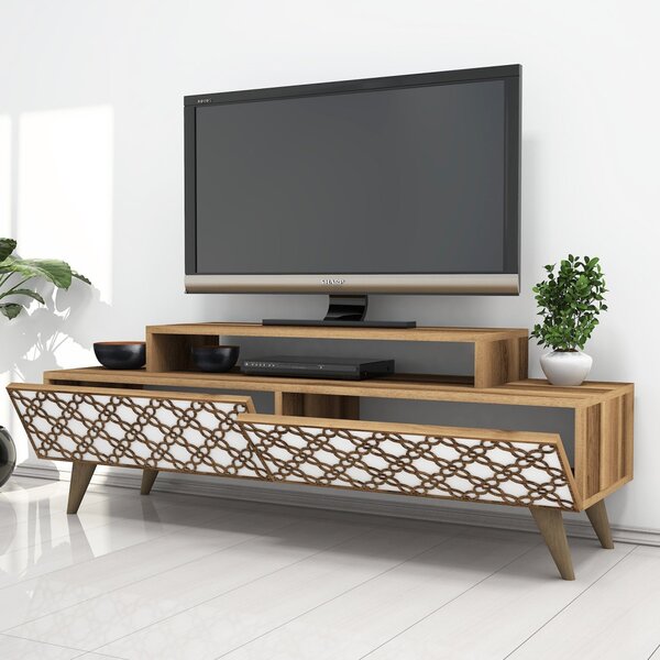 City - Walnut, White