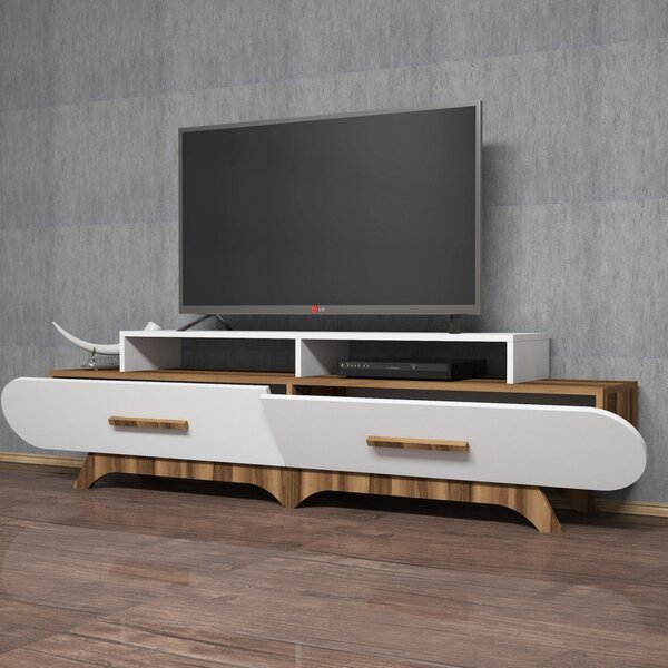 Flora - Walnut, White