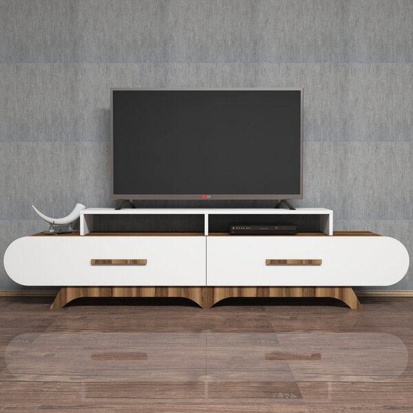 Flora - Walnut, White