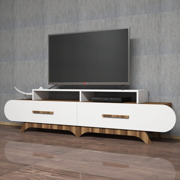 Flora - Walnut, White