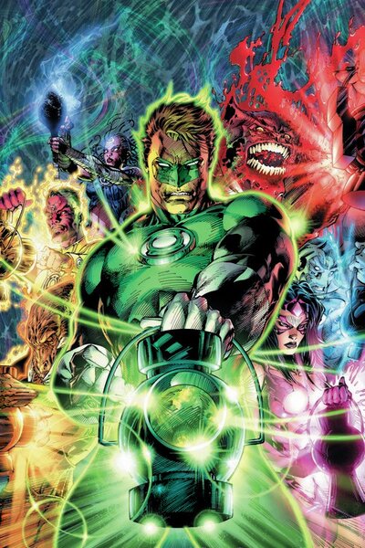 Poster de artă Green Lantern - The team, (26.7 x 40 cm)