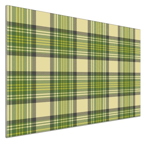 Panou sticlă bucătărie grila verde