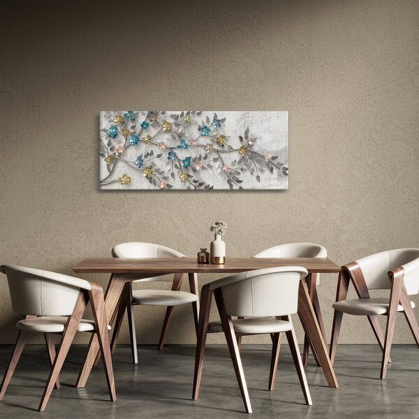 Tablou - Pe creangă - abstract (120x50 cm)
