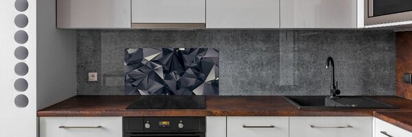 Panou sticlă bucătărie abstract