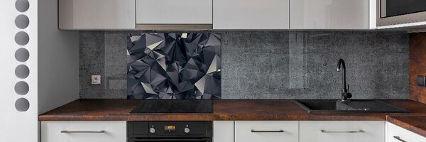 Panou sticlă bucătărie abstract