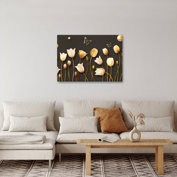Tablou - Lalele - abstract (70x50 cm)