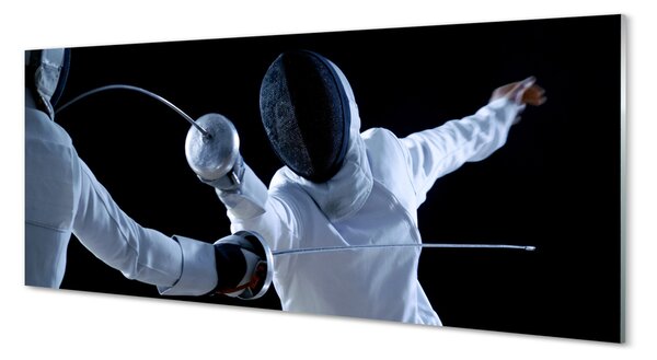 Panouri de sticlă Oamenii în haine albe