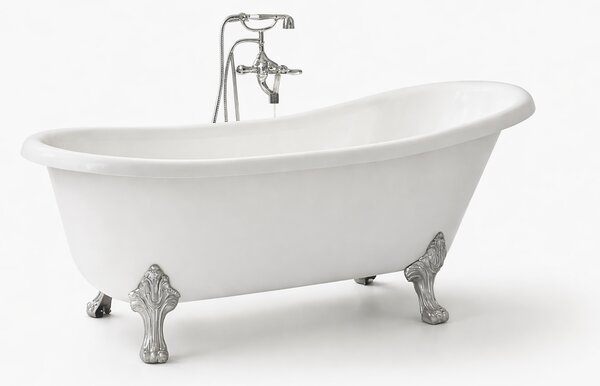 Cada baie freestanding RETRO Auriu