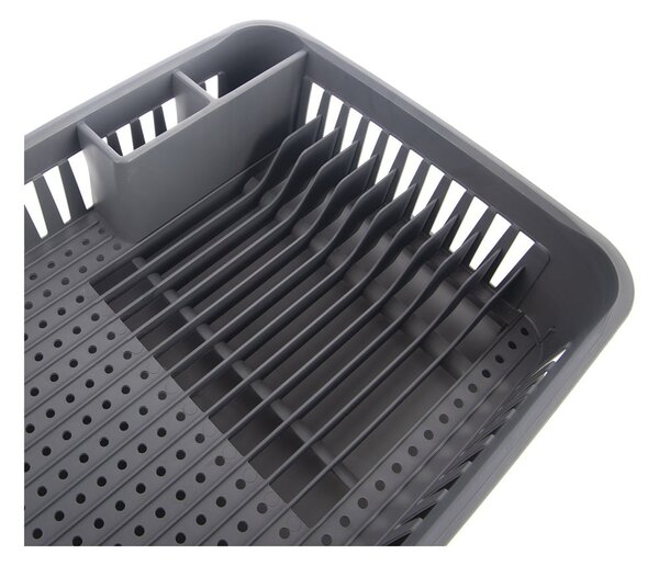 Scurgător de vase gri din plastic – Orion