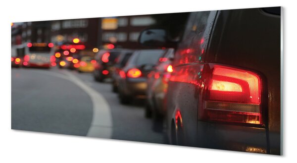 Panouri de sticlă Automobile lumini de stradă plută oraș