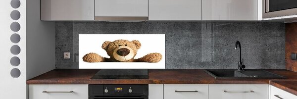 Panou sticlă decorativa bucătărie ursuleț