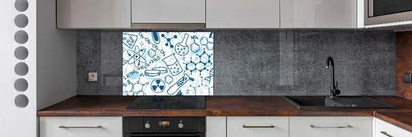 Sticlă printata bucătărie fundal chimie